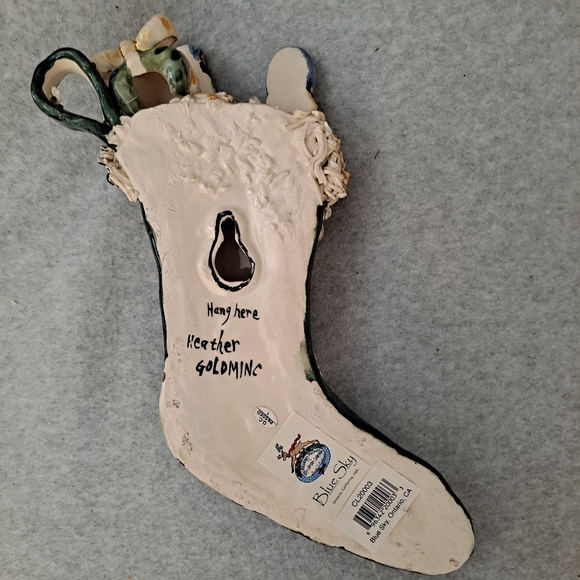 Handcrafted Ceramic Decorative Boot - Picture 7 of 12